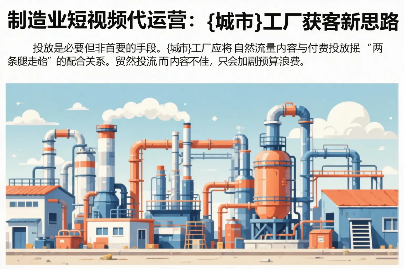 制造业短视频代运营：六安工厂获客新思路
