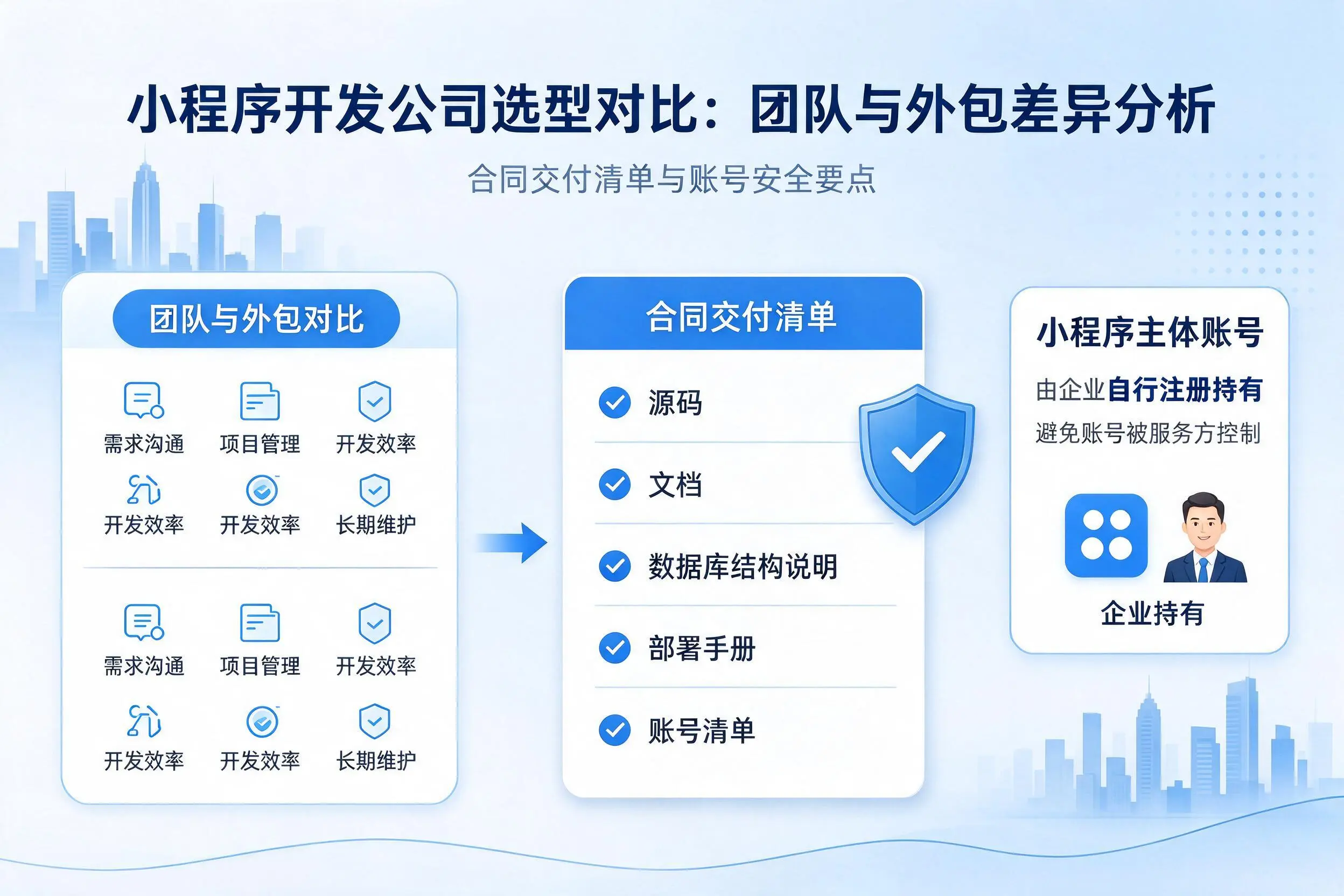 六安小程序开发公司选型对比:团队与外包差异分析