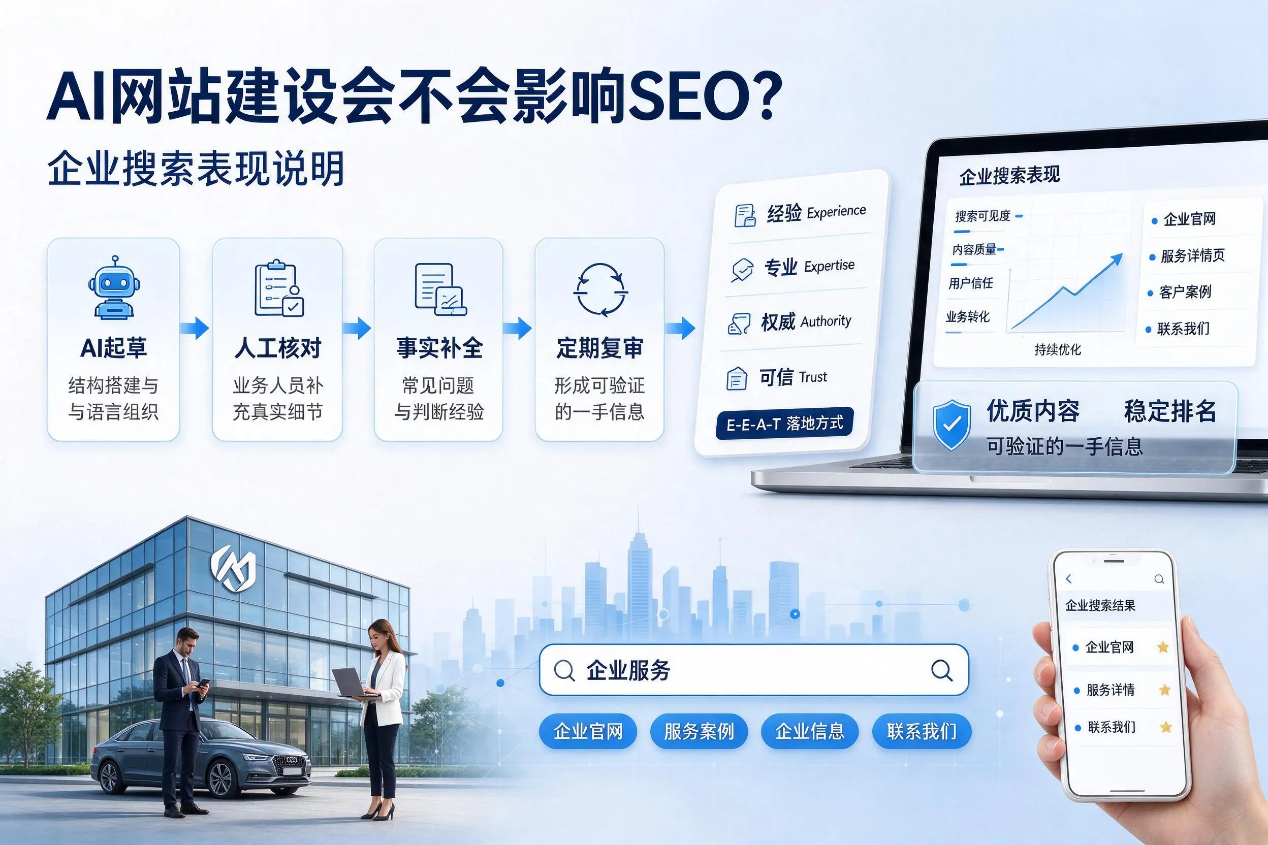 AI网站建设会不会影响SEO？六安企业搜索表现说明